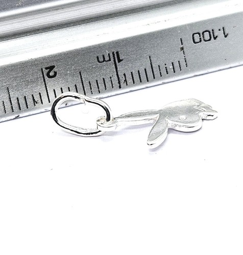 Sterling Silber Mode Anhänger winzig Playboy Play Boy Bunny 925 Schmuck Charm - Bild 8 von 12