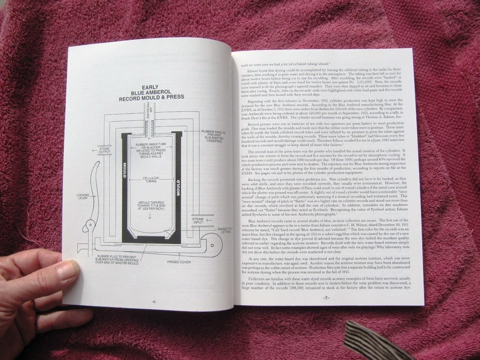 SIGNED Ronald Dethlefson EDISON BLUE AMBEROL RECORDINGS Cylinder Slips 1912-1914 - Image 4 of 4