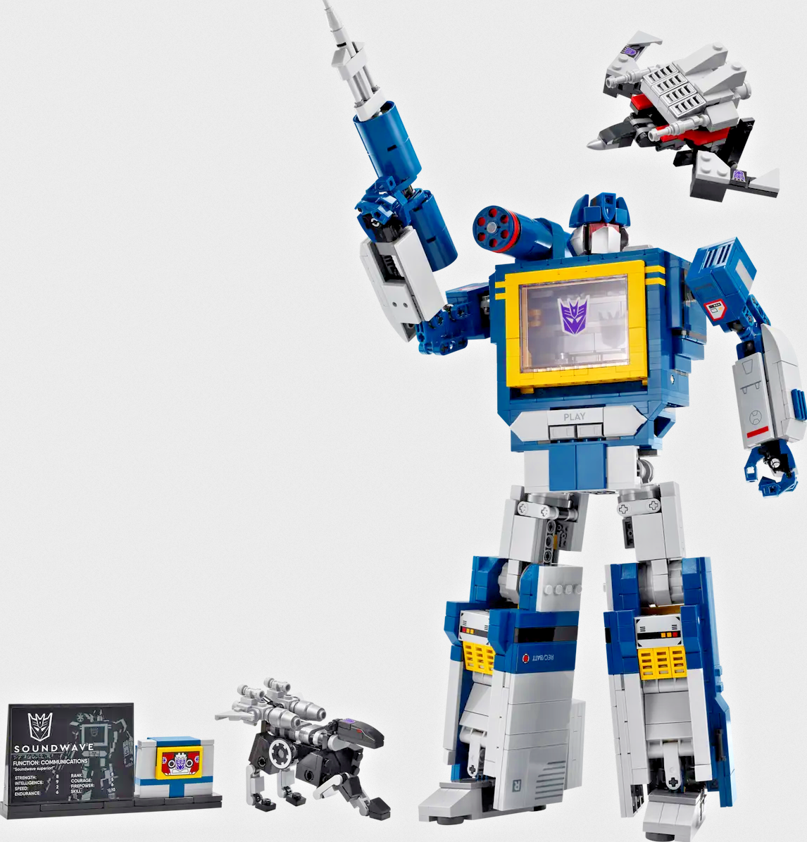 置物 cool LEGO 10358 ICONS TRANSFORMERS: SOUNDWAVE - BRAND NEW COMPLETE