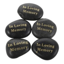 5 Pcs Grave Stone for Cemetery Death Memorial Anniversary Favors