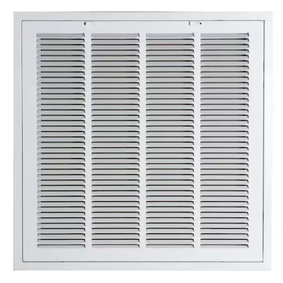 Ceiling/Wall Filtered Return Air Grille,  24 In W X 24 In H Opening,  White,