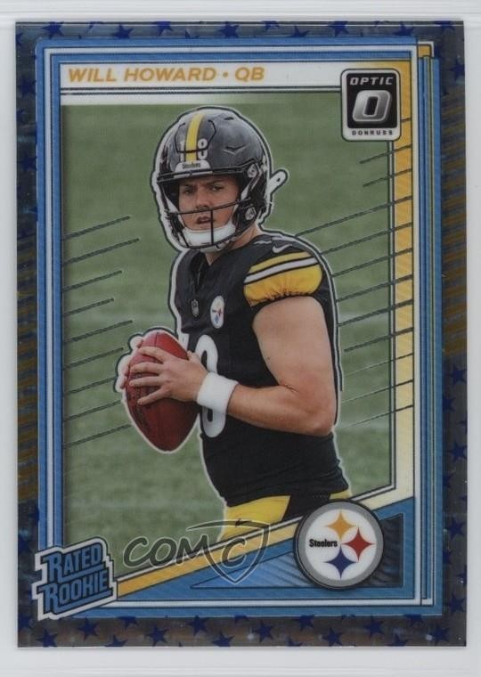 2025 Panini Donruss Optic Rated Rookie Stars Prizm Will Howard #233 1n9c