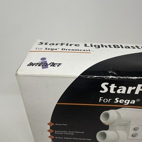 Interact Starfire Lightblaster Sega Dreamcast Light Gun Controller Complete Box