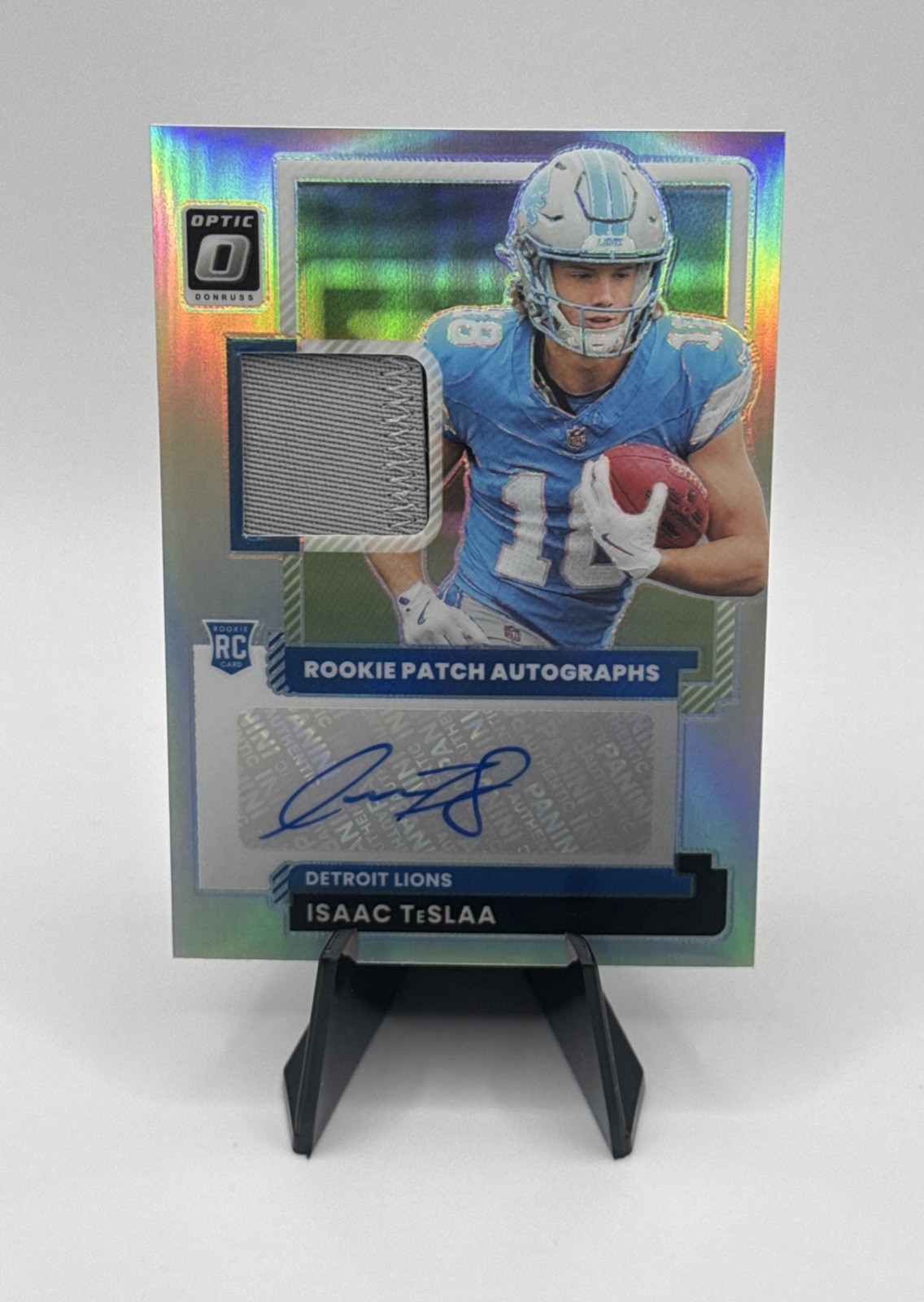 2025 Panini Donruss Optic Rookie Patch Auto Isaac Teslaa /35