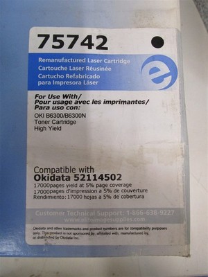 ELITE IMAGE 75742 Toner Cartridge for OKIDATA 52114502 NEW