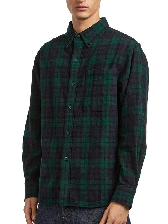 *Flawed Sir Pendleton Fine Worsted Wool Plaid But… - image 1