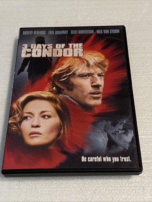 Three Days of the Condor (DVD, 2013) ORIG 1975 ROBERT REDFORD FAYE DUNAWAY FILM