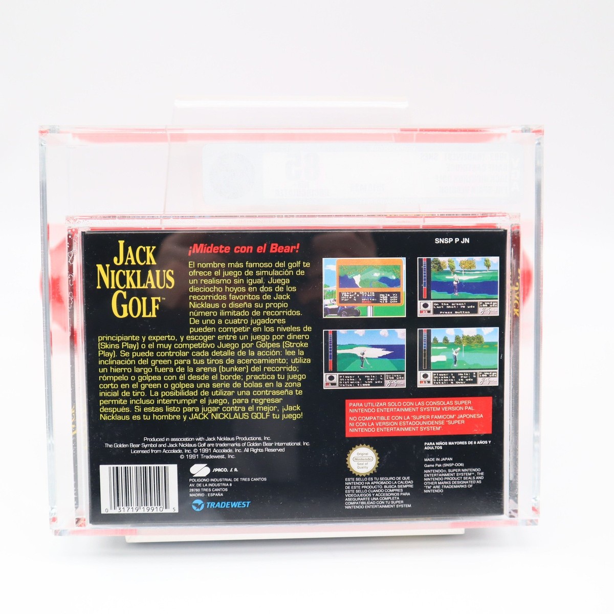 スーパーファミコン - Jack Nicklaus Golf スーパーファミコン PAL版　ソフト　新品 スーパーファミコン - Jack Nicklaus Golf スーパーファミコン
