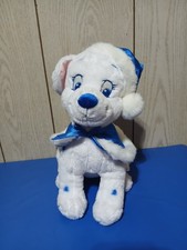 101 Dalmatian Penny Plush Stuffed Blue Spots Dog Disney Store Exclusive Holiday