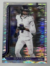 Rashod Bateman Pulsar Refractor 2025 Topps Chrome #21