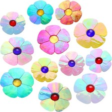 Flower Mosaic Tiles Set, 6 Colors, DIY Craft Kits for Home Decoration