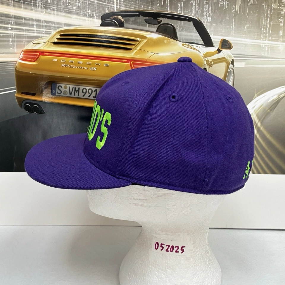 Bruno's Impresionante Gorra Gorra 210 Ajustable 7 1/4-7 5/8 Púrpura Informal Ajustable Para Hombre Foto 4 de 4