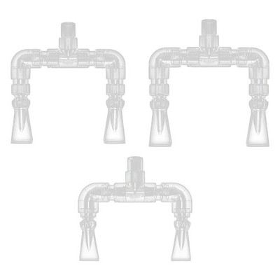 Aquarium Plumbing Kit Double Outlet Kit Water Outlet Nozzles