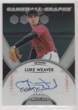 2019 Panini Prizm Game Ball Graphs Luke Weaver #GB-LW Auto rg2
