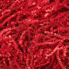 1/2 LB Crinkle Cut Paper Shred Filler 8 oz Red Crinkle Shredded Paper for Gift B