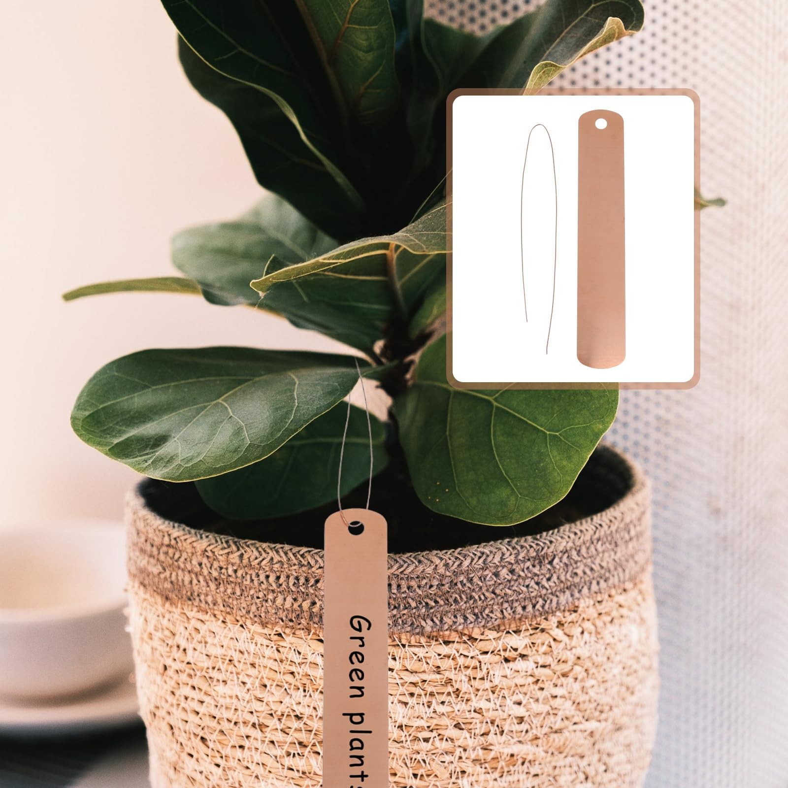 30PCS Copper Plant Labels Plant Tags: Garden Markers Name Tags Reusable Garde...