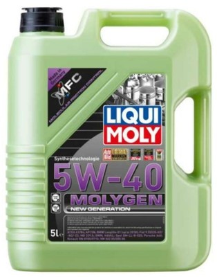 LIQUI MOLY Molygen New Generation 5W-40 5 Liter Motoröl Longlife-01 9.55535-H2