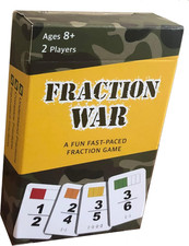 Fraction War Fun Math Game to Learn, Compare and Simplify Fractions for 2Nd to 5