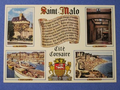 Saint Malo, France Post Card / Printed in France