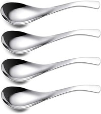 Stainless Steel Spoons - Lightweight and Small, Perfect for Toddlers 4PCS