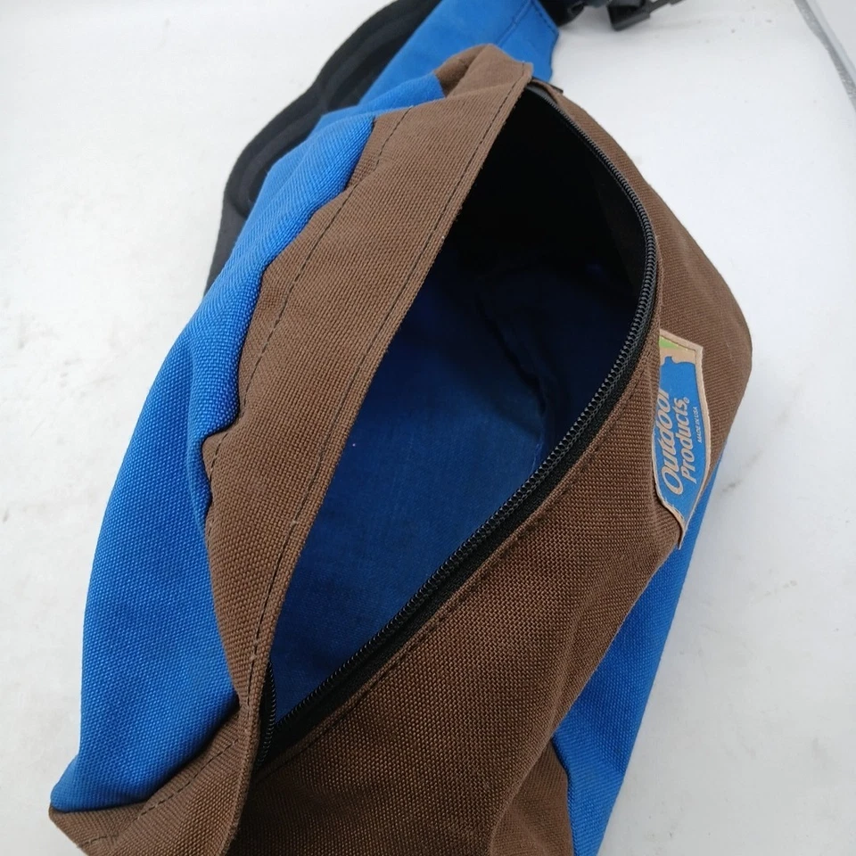 Outdoor Products Waistpack Fanny Pack  Shoulder Sack  Sling Blue Brown Hiking - Image 3 of 4