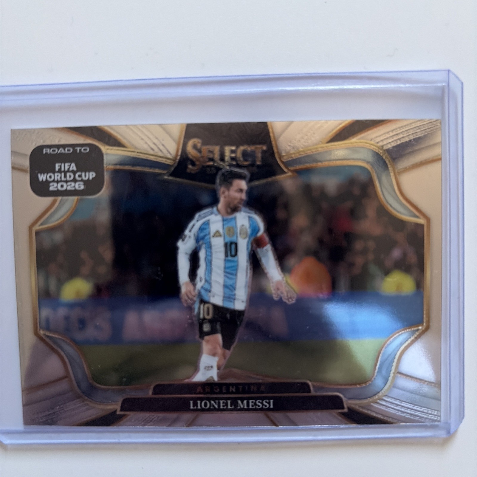 2025-26 Select Road to World Cup 2026 #210 Lionel Messi Field Level Silver Prizm