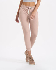 Vuori Performance Jogger Women's Small Pink Heathered Drawstring Closure NWOT