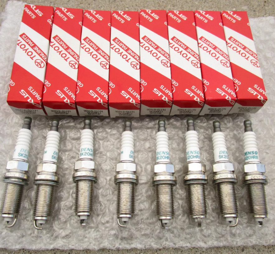 New Pack of 8pcs OEM Spark Plugs 90919-01191 for Tundra Lexus 4.6L 5.7L US Stock
