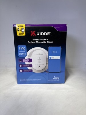 Kidde RGCUAR-RW Smart Smoke + Carbon Monoxide Alarm W/ Ring Alerts