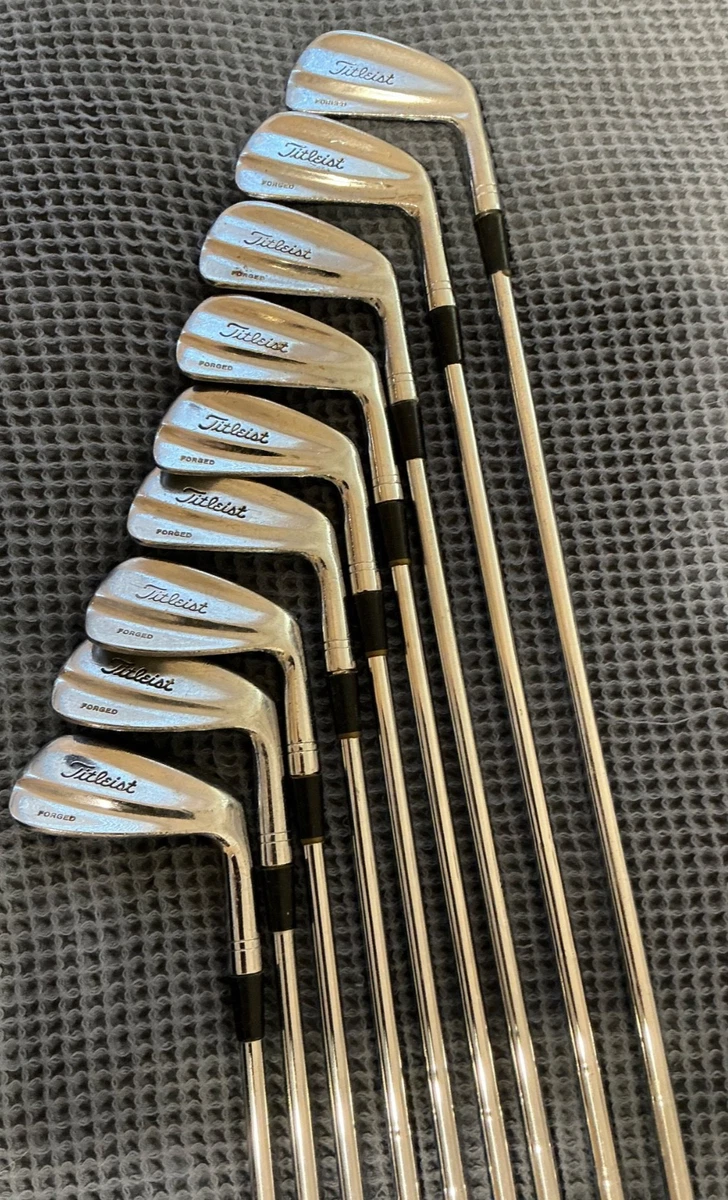 Fers De Golf Titleist Tour Model 1980 - 3-PW, Finition Noire Nitrure, Shafts S300 Noirs - Occasion Customisée