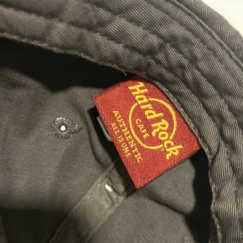 Rockstar Hard Rock Cafe Adjustable Back Distressed Grey Baseball Hat Maui - Picture 8 of 10