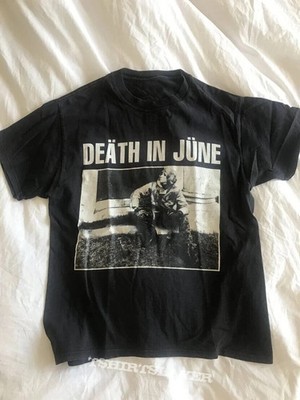 90s Death In June Band Graphic T-Shirt  Retro Style Vintage Reprint