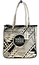 NWT Tag Aloha Co X Whole Foods Market Kailua, Hawaii Exclusive Tote Bag