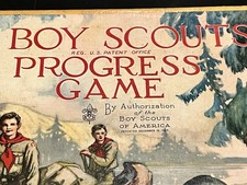 1926 The Boy Scouts' Progress Board Game Parker Brothers Early