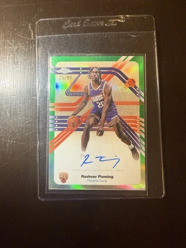 2025 Topps Chrome Rasheer Fleming Next Stop Signatures (RAW)