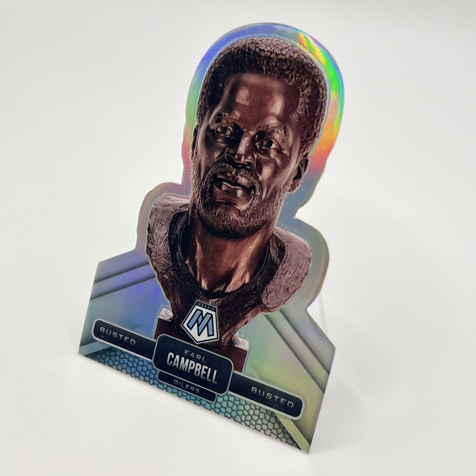 2022 Panini Mosaic Earl Campbell Busted Case Hit SSP #B-20 Houston Oilers HOF