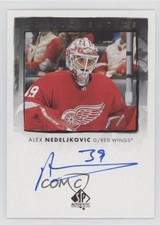 2022-23 SP Authentic UD Authentics Alex Nedeljkovic #UDA-AN Auto 0g27
