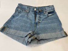 BDG Urban Outfitters Mom High Rise Cuffed Jean Shorts, Size 26, Excellent Cond