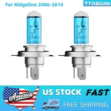 For Honda Ridgeline 2006-2014 H4/9003 Halogen Headlight Bulbs High/Low Beam