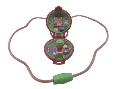 Polly Pocket Vintage Cottage Locket Halskette | Bluebird 1991 | Komplett I TOP!