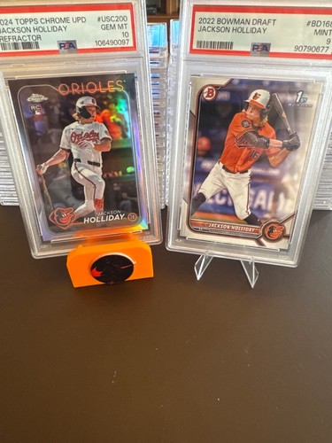 PSA Jackson Holliday 2-card lot PSA 10 & PSA 10