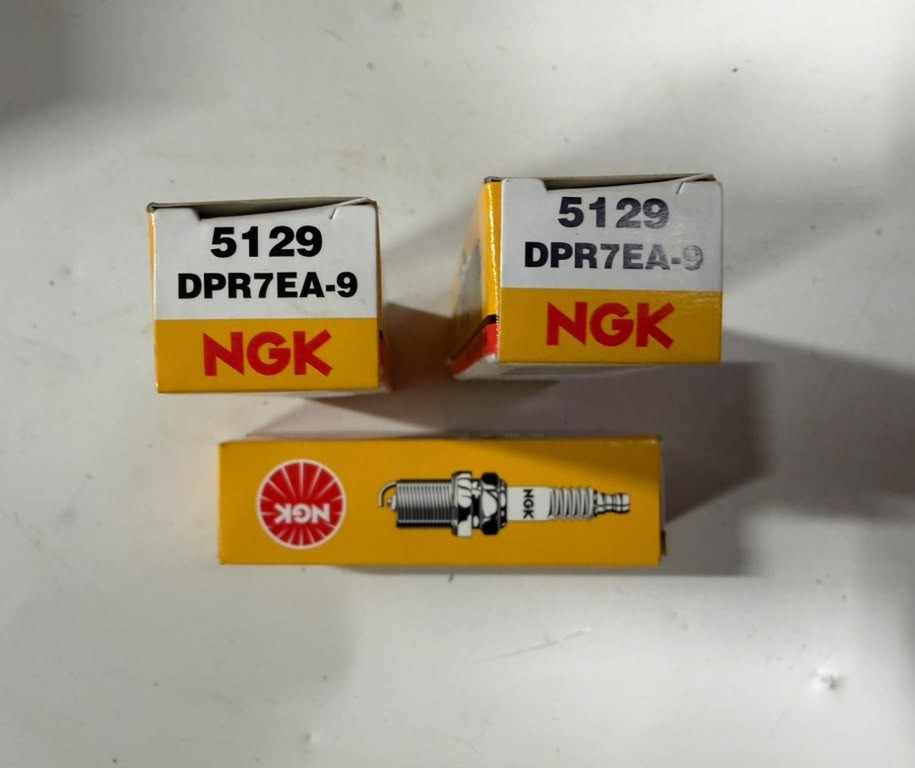 NGK 5129 DPR7EA-9 Nickel Spark Plug, LOT OF 3