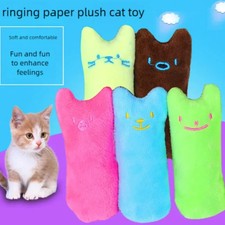 Interactive Plush Catnip Toy for Cats Funny Chewing Vocal Cat Mint Teething Toy