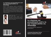 Leonardo Henrique Souza (U. A.) | La Citazione Nei Procedimenti Civili E La...