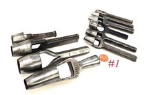 1 inch to 1/4 mixed lot ROUND LEATHER TOOL PU...