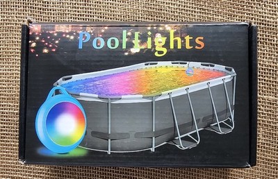 LED Pool Light With Remote Sky Blue Rotts For Above Ground Pool