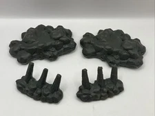 MARX TOYS PLAYSET Flat Rock Formation 4pcs Cave Explorers Jungle Matching Color