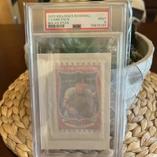 Nolan Ryan 1973 Kellogg's Baseball 1 Card Pack Pop 10 no 10's PSA 9 Mint!