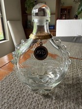 Etiqueta botella vidrio edición especial 20 aniversario tequila Rey Sol, medallón