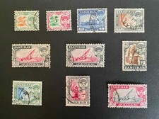 Zanzibar 1969 Definitives Part Set of 10 VFU